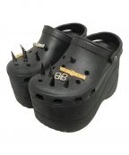 BALENCIAGA×crocsバレンシアガ×クロックス）の古着「Foam Embellished Platform Clog プラットフォームクロッグ サンダル」｜ブラック