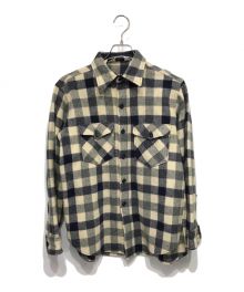 WOOLRICH（ウールリッチ）の古着「古着CPOシャツジャケット」｜アイボリー×ネイビー