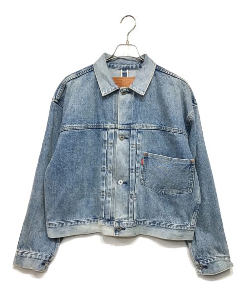 LEVI'S（リーバイス）LEVI'S (リーバイス) BEAMS (ビームス) X BEAMS SUPER WIDE トラッカージャケット ライトインディゴ ブルー サイズ:Sの古着・服飾アイテム