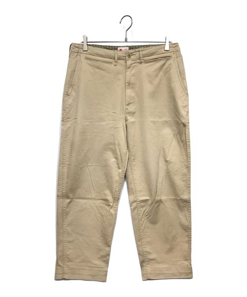 BEAMS JAPAN（ビームスジャパン）BEAMS JAPAN (ビームスジャパン) Big Chino チノパン ベージュ サイズ:Sの古着・服飾アイテム