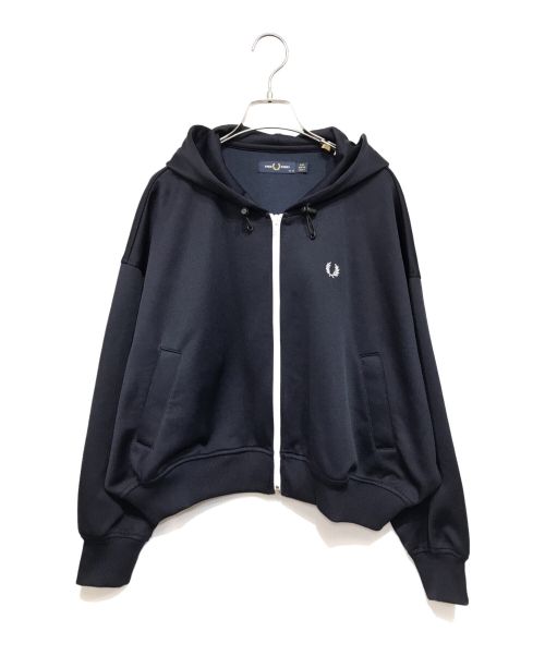 FRED PERRY（フレッドペリー）FRED PERRY (フレッドペリー) クロップドジップパーカー ネイビー サイズ:UK10の古着・服飾アイテム