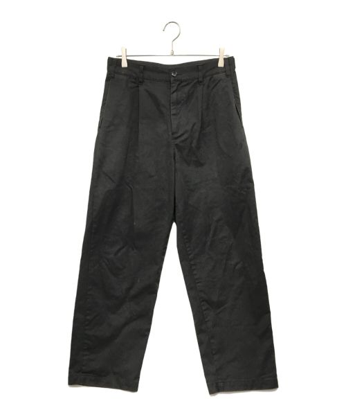 stussy（ステューシー）stussy (ステューシー) Twill Volume Pleated Trouser ブラック サイズ:30の古着・服飾アイテム