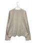 stein (シュタイン) 20SSCombined Neck Knit 長袖ニット ベージュ サイズ:M：7000円