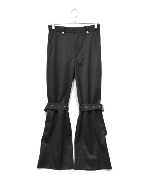 JOHN LAWRENCE SULLIVAN（ジョン ローレンス サリバン）JOHN LAWRENCE SULLIVAN (ジョン ローレンス サリバン) Wool gabardine bondage trousers ウールギャバボンテージパンツ ブラック サイズ:44の古着・服飾アイテム