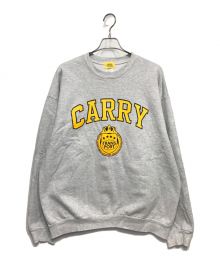 TRANSPORT（トランスポート）の古着「Transport College Sweatshirt アーチロゴスウェット」｜グレー