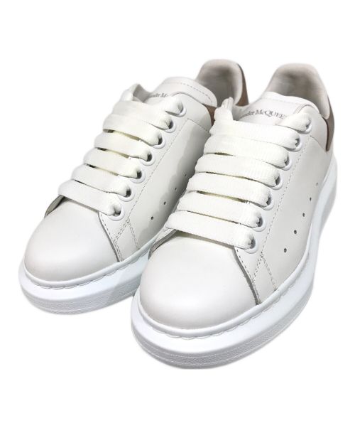 ALEXANDER McQUEEN（アレキサンダーマックイーン）ALEXANDER McQUEEN (アレキサンダーマックイーン) Oversize Sneakers  ローカットスニーカー ホワイト×ローズゴールド サイズ:34の古着・服飾アイテム