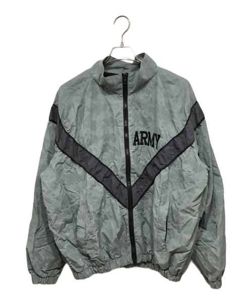 US ARMY（ユーエスアーミー）US ARMY (ユーエスアーミー) PFU JACKET リフレクターデジカモ トレーニングジャケット グレー サイズ:Mの古着・服飾アイテム