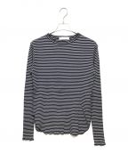 L'appartementアパルトモン）の古着「BORDER RIB LONGSLEEVE T-SHIRT」｜ネイビー