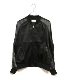 Adam et Rope（アダム エ ロペ）の古着「Sukajan  EUPHORIA embroidery Jacket」｜ブラック