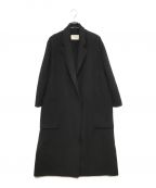 TODAYFULトゥデイフル）の古着「Wool Over Coat ウールオーバーコート」｜ブラック