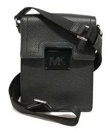 MICHAEL KORS（マイケルコース）の古着「Cooper Pebbled Leather Crossb ショルダーバッグ」｜ブラック