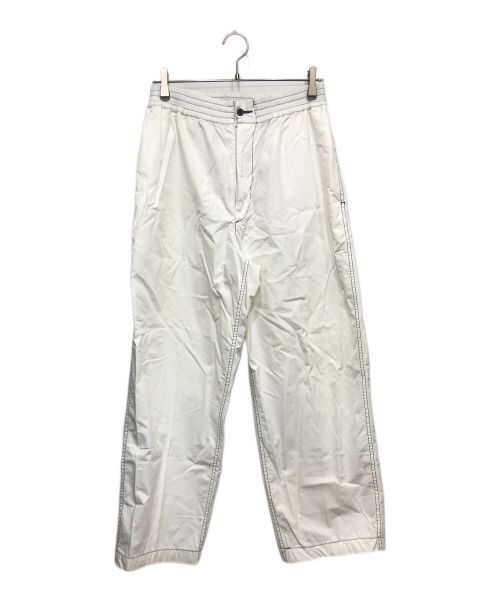 Graphpaper（グラフペーパー）Graphpaper (グラフペーパー) Garment dyed poplin pants ホワイト サイズ:2の古着・服飾アイテム