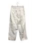 Graphpaper (グラフペーパー) Garment dyed poplin pants ホワイト サイズ:2：7000円