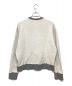 Maison Margiela (メゾンマルジェラ) CONTRASTED INSIDE OUT SWEAT CREW グレー サイズ:44：17000円