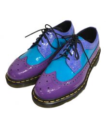 Dr.Martens（ドクターマーチン）の古着「ブローグ ウイングチップシューズ」｜ブルー×パープル