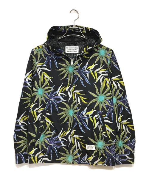 WACKO MARIA（ワコマリア）WACKO MARIA (ワコマリア) PRINTED FLOWER BEACH JACKET 総柄ジャケット ブラック サイズ:Mの古着・服飾アイテム