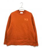 Y-3ワイスリー）の古着「CHEST LOGO C SWEATSHIRT」｜オレンジ