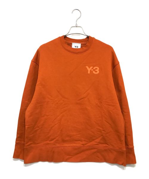 Y-3（ワイスリー）Y-3 (ワイスリー) CHEST LOGO C SWEATSHIRT オレンジ サイズ:Mの古着・服飾アイテム