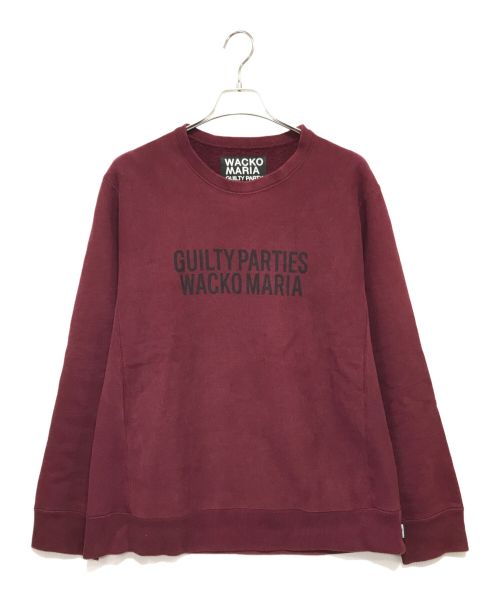 WACKO MARIA（ワコマリア）WACKO MARIA (ワコマリア) HEAVY WEIGHT CREW NECK SWEAT SHIRT レッド サイズ:Lの古着・服飾アイテム