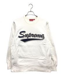 SUPREME（シュプリーム）の古着「16AW Brush Script Crewneck スウェット」｜ホワイト