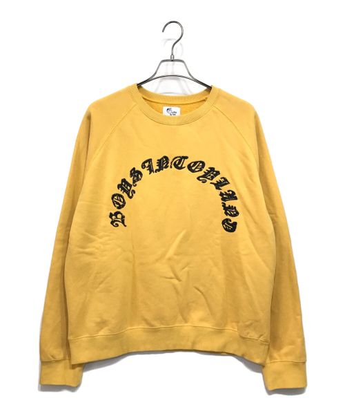 BOYS IN TOY LAND（ボーイズ イン トイランド）BOYS IN TOY LAND (ボーイズ イン トイランド) GRAPHIC RAGLAN SWEAT アーチロゴスウェット イエロー サイズ:XLの古着・服飾アイテム