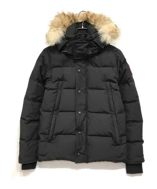 CANADA GOOSE（カナダグース）CANADA GOOSE (カナダグース) Wyndham Parka Fusion Fit Heritage ダウンジャケット ブラック サイズ:Sの古着・服飾アイテム