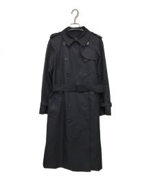 Aquascutum（アクアスキュータム）の古着「BASIC TRENCHCOAT」｜ネイビー