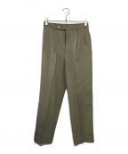 AURALEEオーラリー）の古着「LIGHT WOOL MAX GABARDINE SLACKS」｜ベージュ