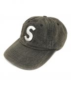 SUPREMEシュプリーム）の古着「Pigment Coated Canvas S Logo 6-Panel」｜グレー