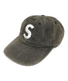 SUPREME（シュプリーム）の古着「Pigment Coated Canvas S Logo 6-Panel」｜グレー