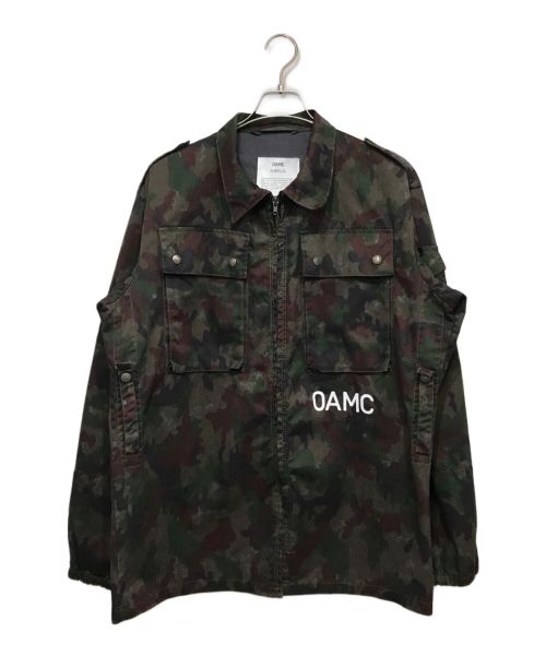 OAMC（オーエーエムシー）OAMC (オーエーエムシー) PEOPLE FOR PEACE M65ミリタリージャケット グリーン サイズ:Lの古着・服飾アイテム