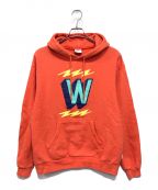 WTAPSダブルタップス）の古着「PLATOON SCREEN SWEAT HOODIE」｜オレンジ