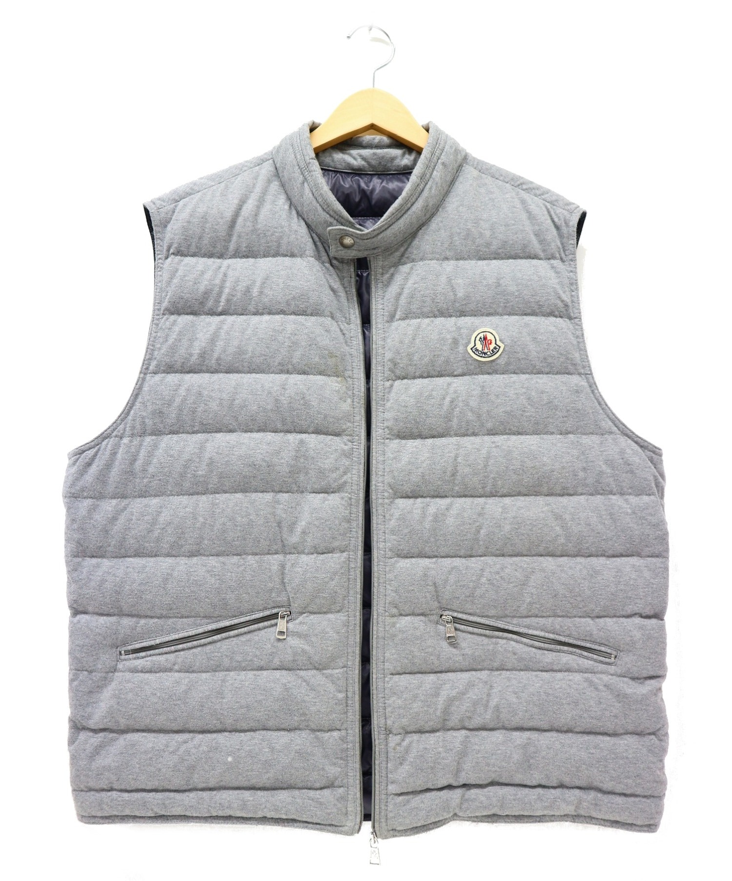 中古 古着通販 Moncler モンクレール ダウンベスト グレー サイズ 6 ブランド 古着通販 トレファク公式 Trefac Fashion