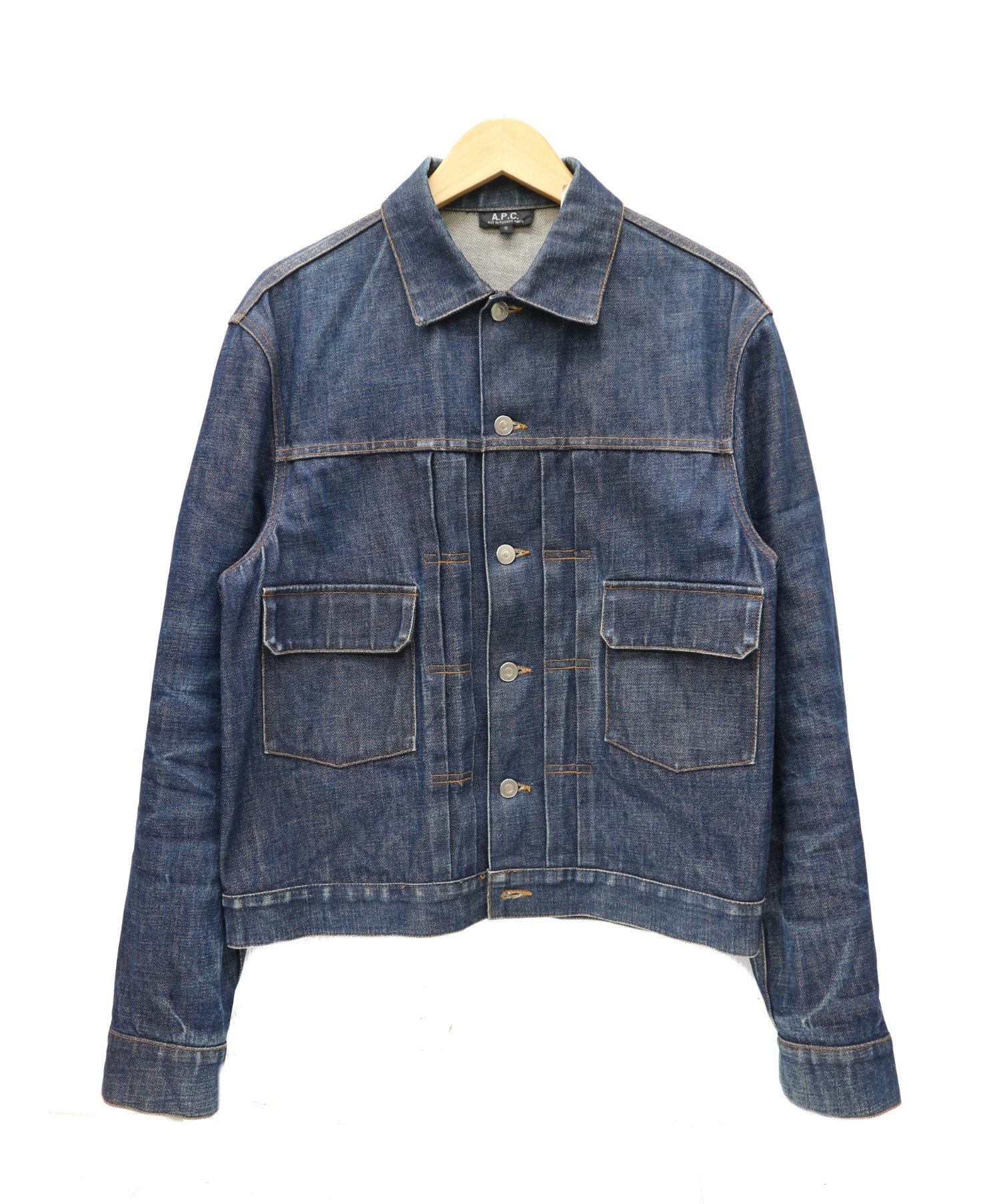 A.P.C. アーペーセー デニムジャケット M 青(デニム) 【古着】【中古