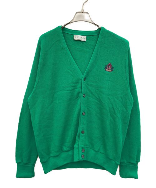 IZOD（アイゾッド）IZOD (アイゾッド) 70sアクリルカーディガン グリーン サイズ:Lの古着・服飾アイテム