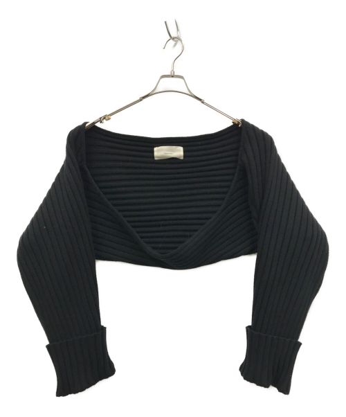 TODAYFUL（トゥデイフル）TODAYFUL (トゥデイフル) Volume Knit Sleeve ブラック サイズ:freeの古着・服飾アイテム