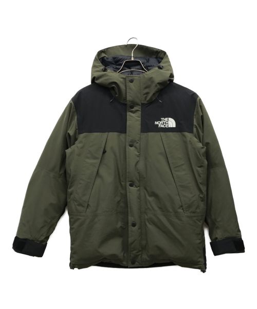 THE NORTH FACE（ザ ノース フェイス）THE NORTH FACE (ザ ノース フェイス) Mountain Down Jacket カーキ×ブラック サイズ:Mの古着・服飾アイテム