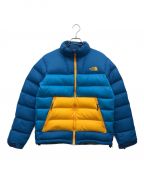 THE NORTH FACEザ ノース フェイス）の古着「ダウンジャケット」｜ブルー×イエロー