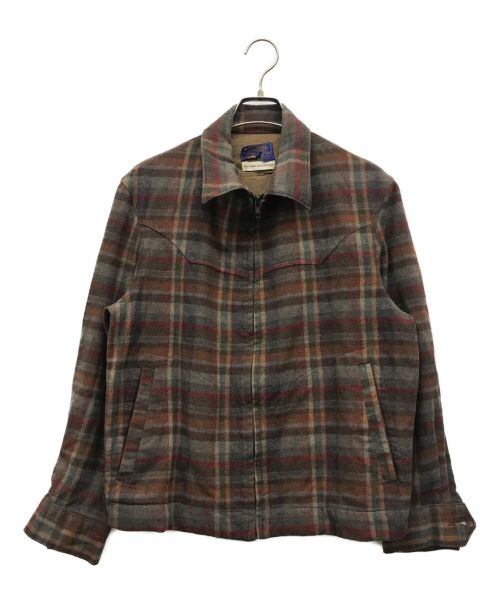 PENDLETON（ペンドルトン）PENDLETON (ペンドルトン) 70sウールジャケット ブラウン サイズ:Sの古着・服飾アイテム
