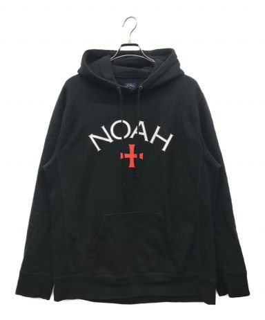 【中古・古着通販】Noah (ノア) ロゴパーカー ブラック サイズ:XL
