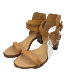 MM6 Maison Margiela（エムエムシックス メゾンマルジェラ）の古着「ストラップヒールサンダル」｜イエロー