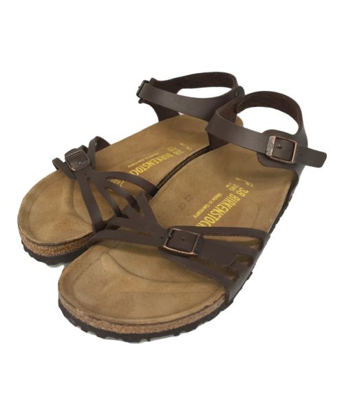 BIRKENSTOCK（ビルケンシュトック）BIRKENSTOCK (ビルケンシュトック) ストラップサンダル ブラウン サイズ:38の古着・服飾アイテム