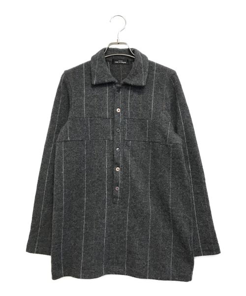 tricot COMME des GARCONS（トリココムデギャルソン）tricot COMME des GARCONS (トリココムデギャルソン) ウールシャツ グレー サイズ:表記なしの古着・服飾アイテム