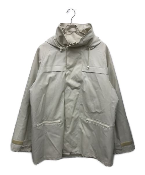 A.P.C.（アーペーセー）A.P.C. (アー・ペー・セー) フェイクレザーコート グレー サイズ:Mの古着・服飾アイテム