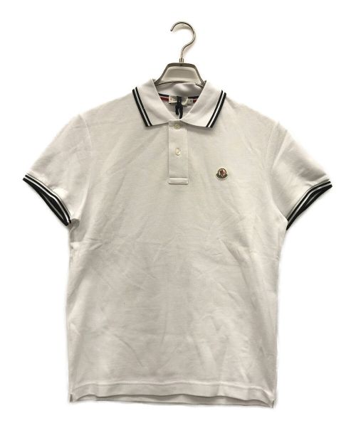 MONCLER（モンクレール）MONCLER (モンクレール) MAGLIA POLO ホワイト サイズ:Sの古着・服飾アイテム