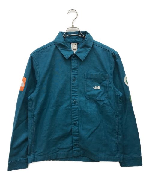 THE NORTH FACE（ザ ノース フェイス）THE NORTH FACE (ザ ノース フェイス) CIRCULAR DESIGN (サーキュラーデザイン) VALLEY SHACKET スカイブルー サイズ:Sの古着・服飾アイテム