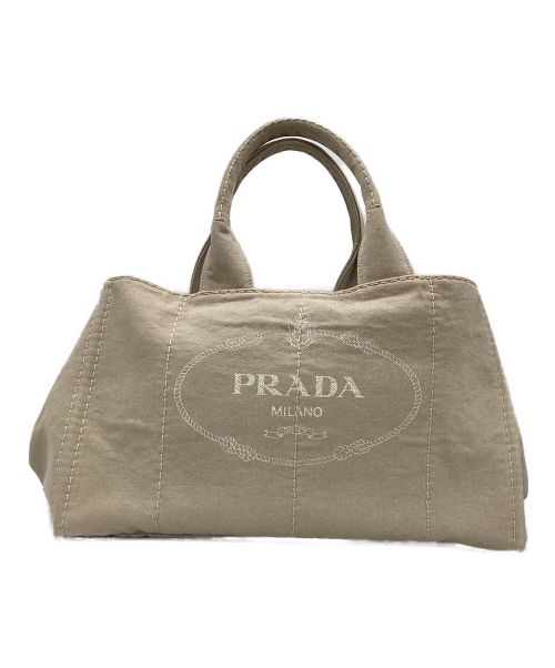 PRADA（プラダ）PRADA (プラダ) トートバッグ ベージュの古着・服飾アイテム