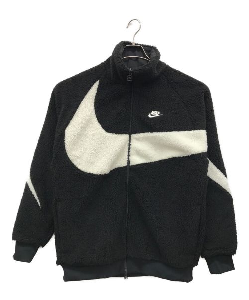 NIKE（ナイキ）NIKE (ナイキ) ＢＩＧスウォッシュボアジャケット ブラック サイズ:Mの古着・服飾アイテム