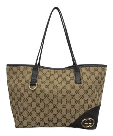 [中古]GUCCI(グッチ)のレディース バッグ GGキャンバストートバッグ