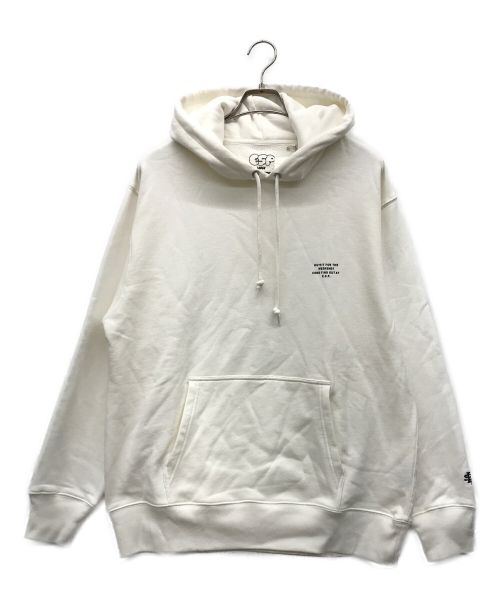 ESP（イーエスピー）ESP (イーエスピー) ESP TEAM LOGO HOODY ホワイト サイズ:Lの古着・服飾アイテム